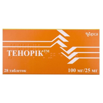 Тенорин (тенорик) таб п/о 