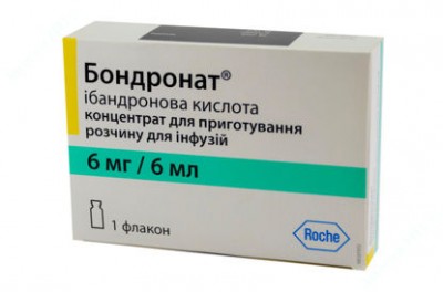 Бондронат (ибандроновая к-та) конц д/приг. р-ну д/інф., 