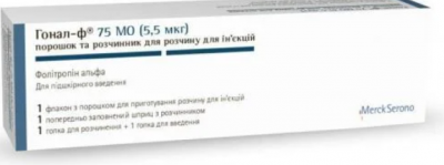Гонал-ф (фоллитропин альфа) пор. д/ин 