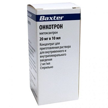 Митоксантрон(онкотрон)  конц.д/р-ра д/инф.