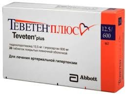 Теветен плюс (эпросартан/гидрохлоротиазид) 