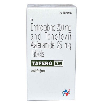 Таферо ем (tafero em) эмтрицитабин + тенофовир алафенамид таб 
