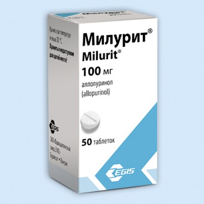 Милурит/аллопуринол-эгис таб.