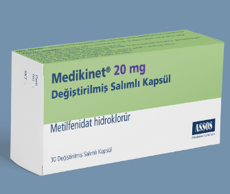 Медикинет (метилфенидат) капс 