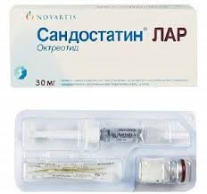 Сандостатин лар (октреотид) микросферы д/п. сусп.д/ин. фл. 